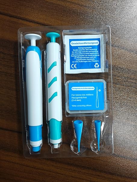 Wart Removal Kit Car Tool Kit Skin Tag Remover Pain Free Automatic Pen Set Skin Tag Remover 2-in-1 Skin Tag Remover Skin Tag Remover (1-9mm)