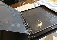 Vista 4 de Prat Start Estuche de presentación, cubierta rígida, carpeta de múltiples anillos con 10 protectores de hojas, mango montado en la columna