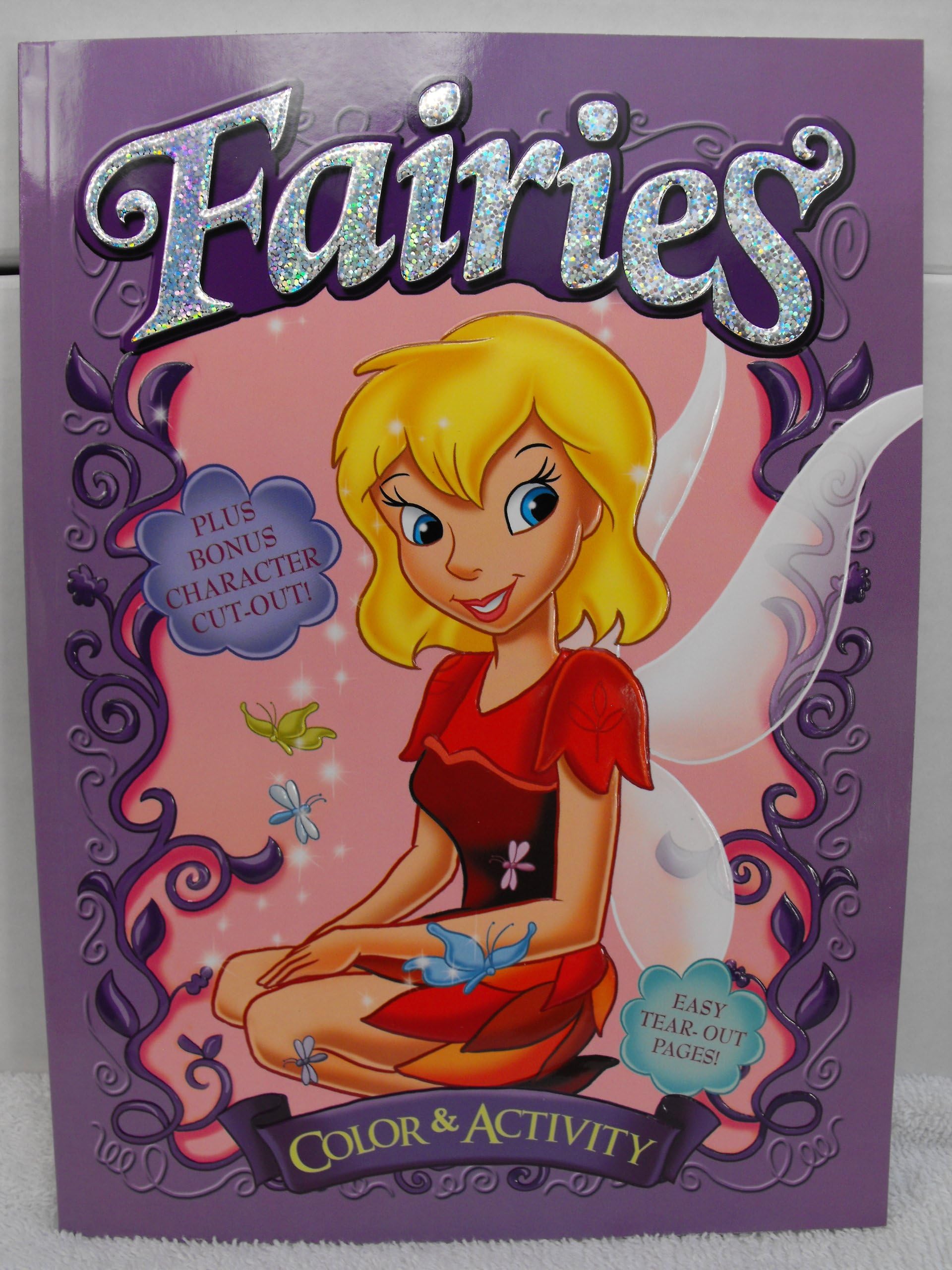 Fairies Coloring & Activity Book ~ 96 Pages