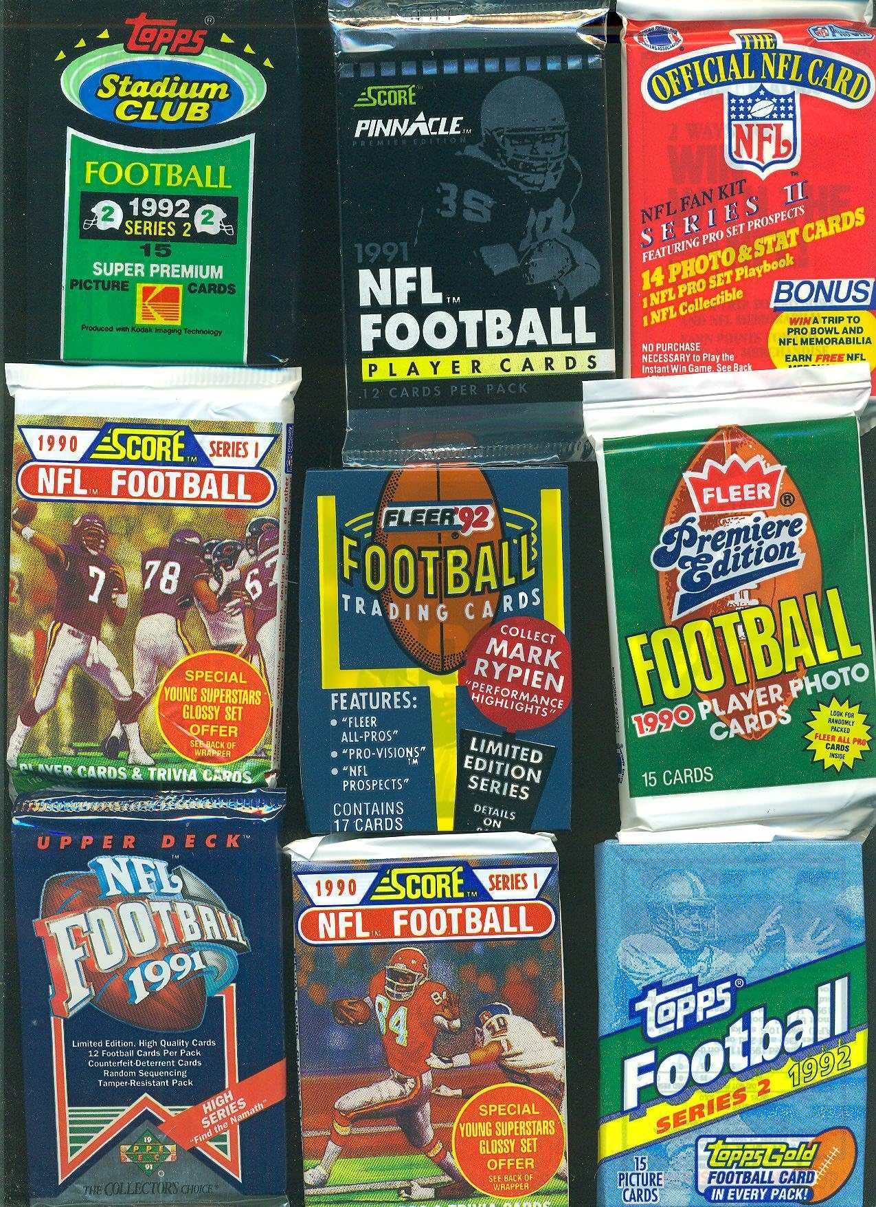 600 OLD VINTAGE MULTI SPORT BASEBALL FOOTBALL BASKETBALL HOCKEY CARDS ~ SEALED WAX PACKS ESTATE SALE WAREHOUSE FIND INVESTMENT BOX! TOPPS FLEER DONRUSS UPPER DECK SCORE AND MORE!!!