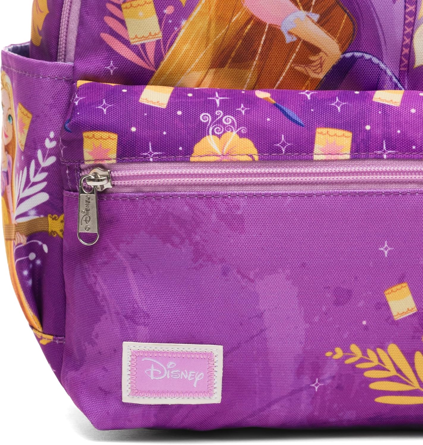 Disney Tangled Rapunzel Strong at Heart 13" Deluxe Nylon Mini Backpack - Image 7