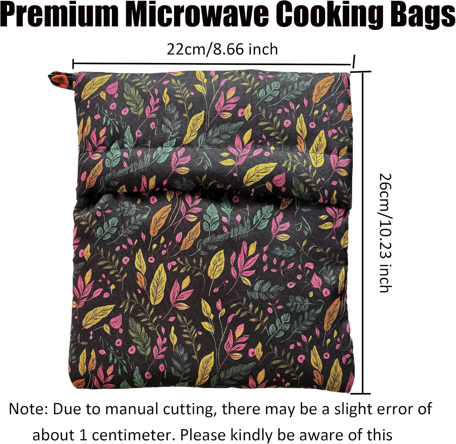 2PCS Microwave Potato Baking Bags/Reusable Baked Potato Pouch, 8.66 x 10.23 inch image 2
