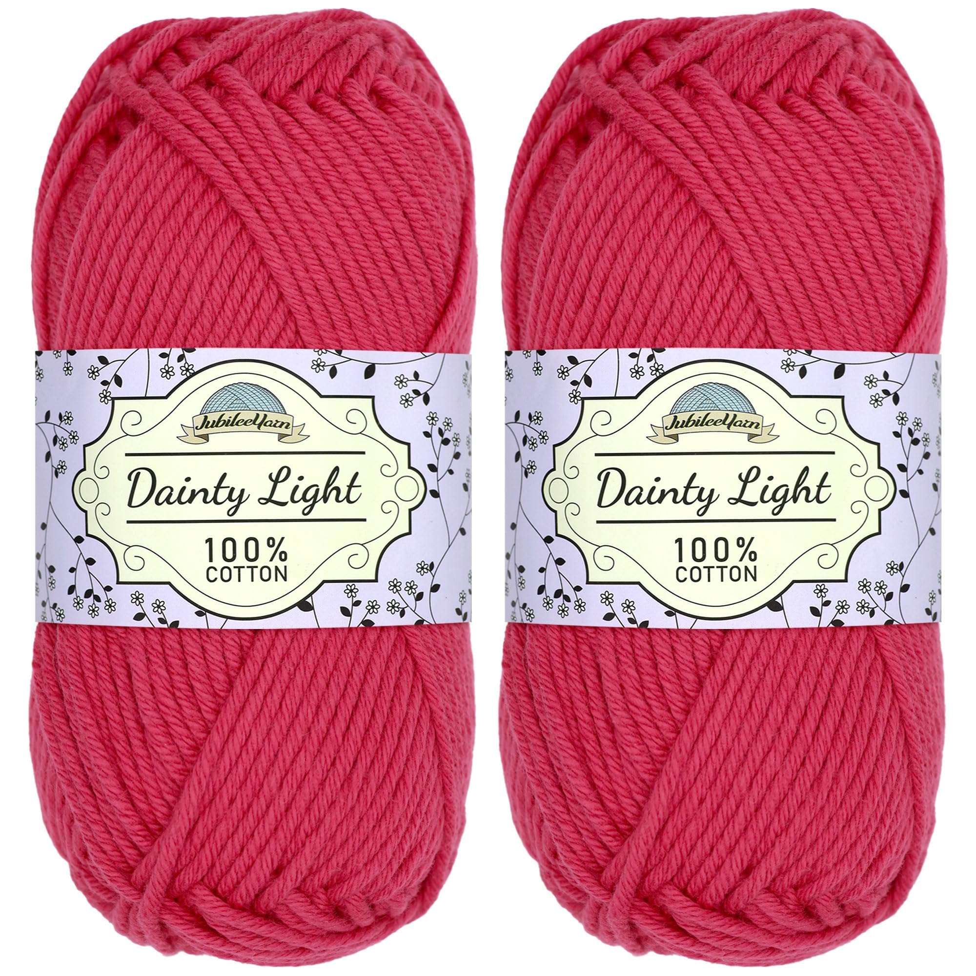 Amazon.com: JubileeYarn Dainty Light Yarn - 100g/Skein Worsted