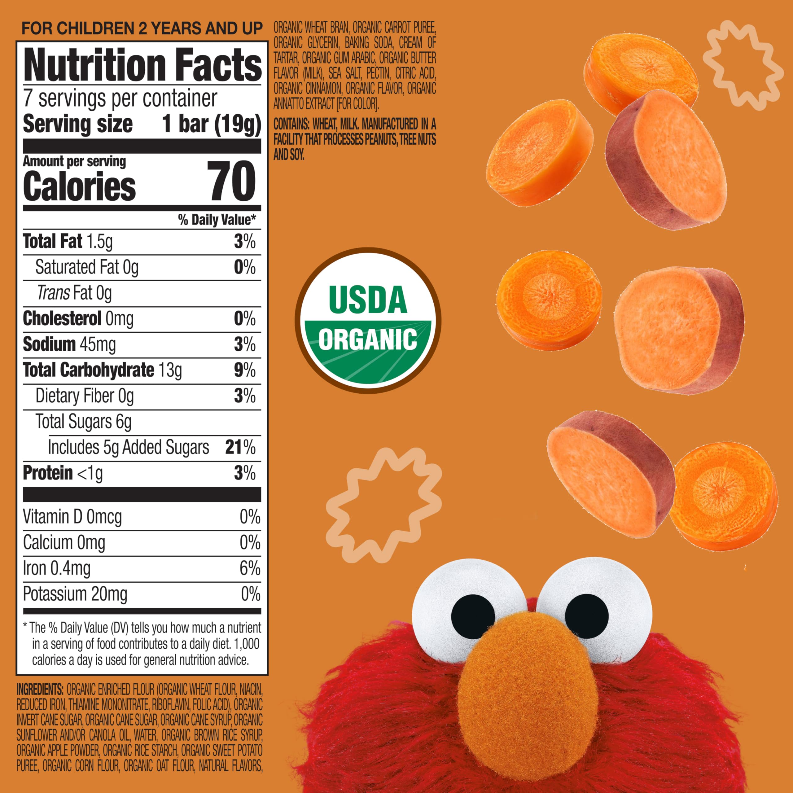Amazon.com: Earth's Best Organic Kids Snacks, Sesame Street