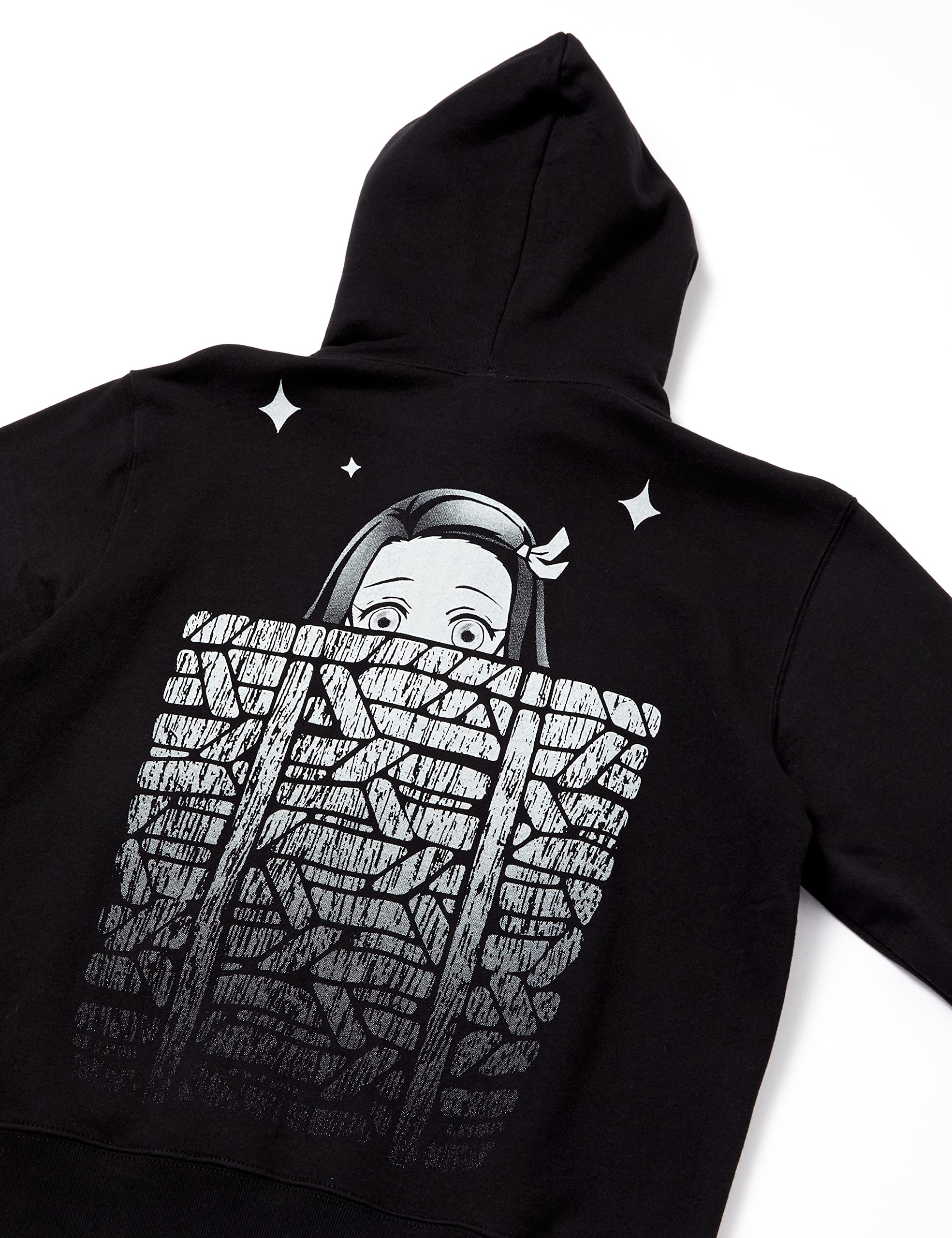 USED 籠の中の禰豆子 ジップパーカー Lサイズ 黒 USED 籠の中の禰豆子 ジップパーカー Lサイズ 黒 パーカー L