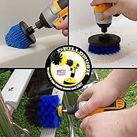 Vista 2 de Juego de cepillos de limpieza acuática para taladro, accesorios para peceras, accesorios para barcos, kit de fregado de acuario, cepillos