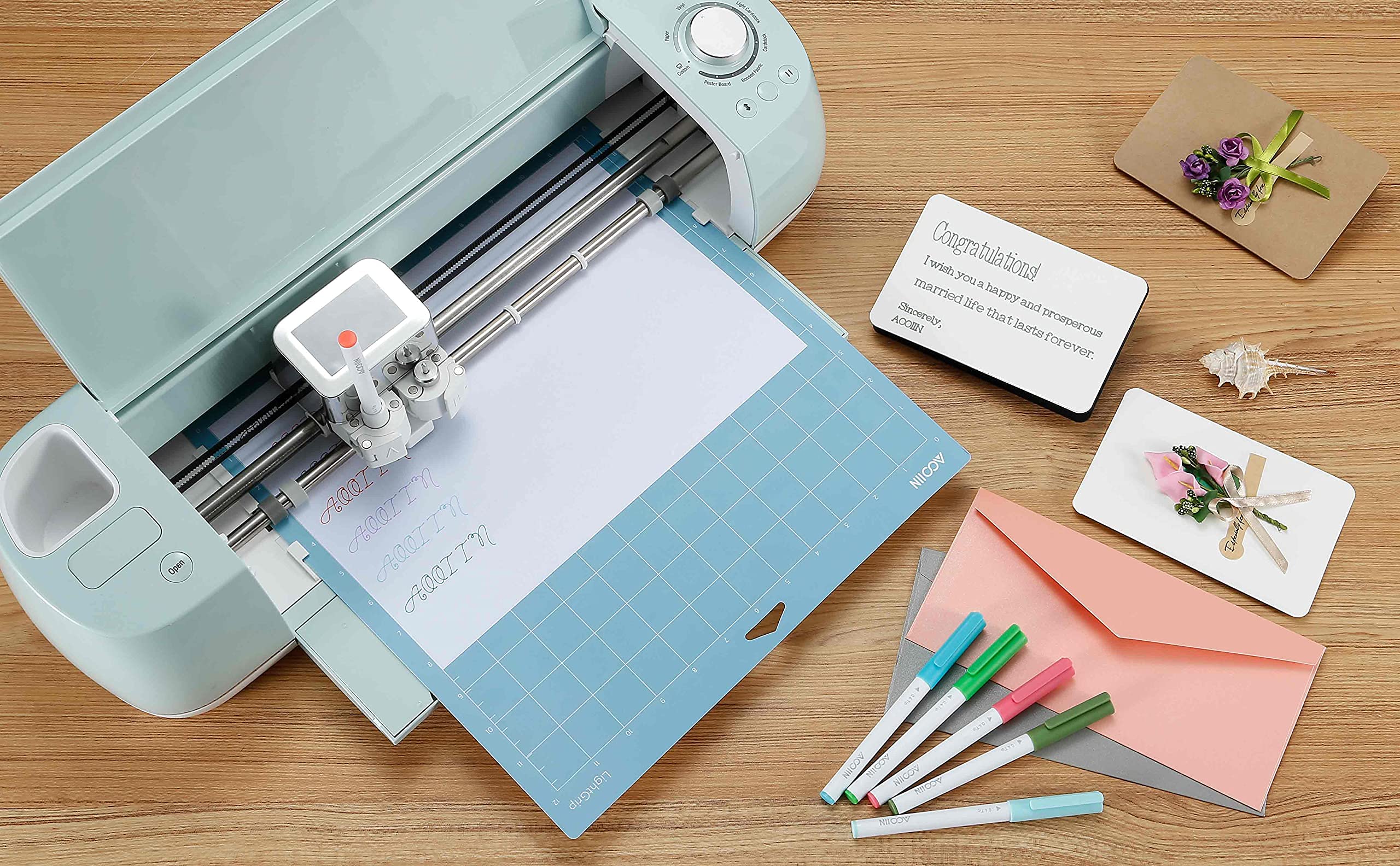 AOOIIN 36 Colors Fine Point Pens for Cricut Maker/Explore Air 2 0.4 tip