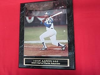 Hank Aaron Record Breaking #715 Homerun Collector Plaque w/8x10 Photo