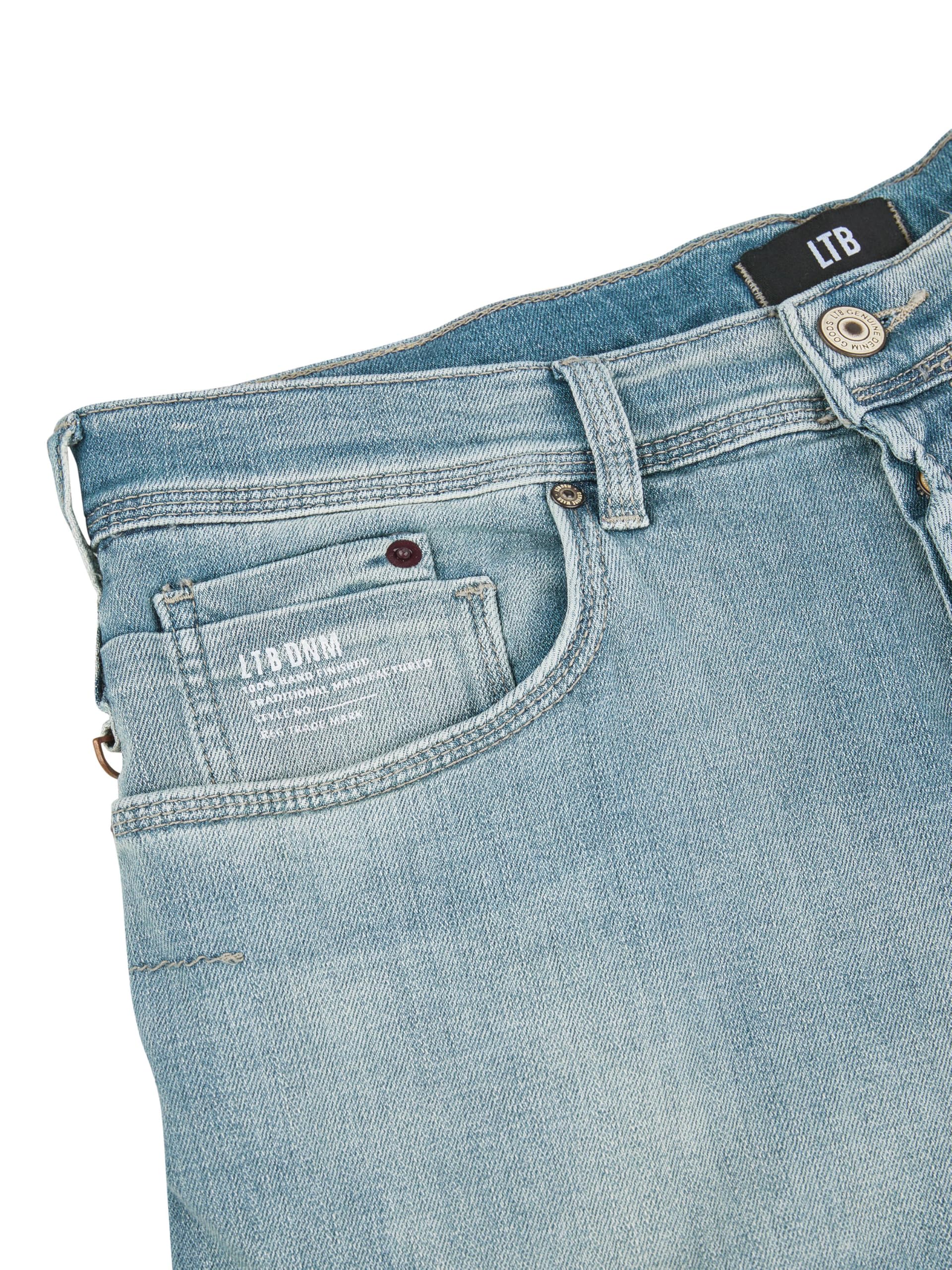 LTB - Jeans da uomo, bermuda Corvin Slim Fit, in cotone, denim, corti, blu, blu scuro, nero, grigio, S, M, L, XL, XXL, 3XL, 4XL, 5XL