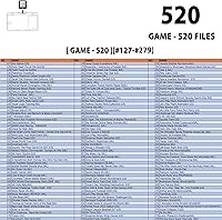 Vista 3 de Tarjeta de juego 520 en 1, cartucho de juego súper combinado adecuado para varios tipos de consolas