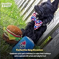 Vista 8 de Huxley & Kent Juguete Divertido para Perros con Chirriador – Juguetes de Felpa Power Plush Chirriantes para Perros Pequeños, Medianos y Grandes