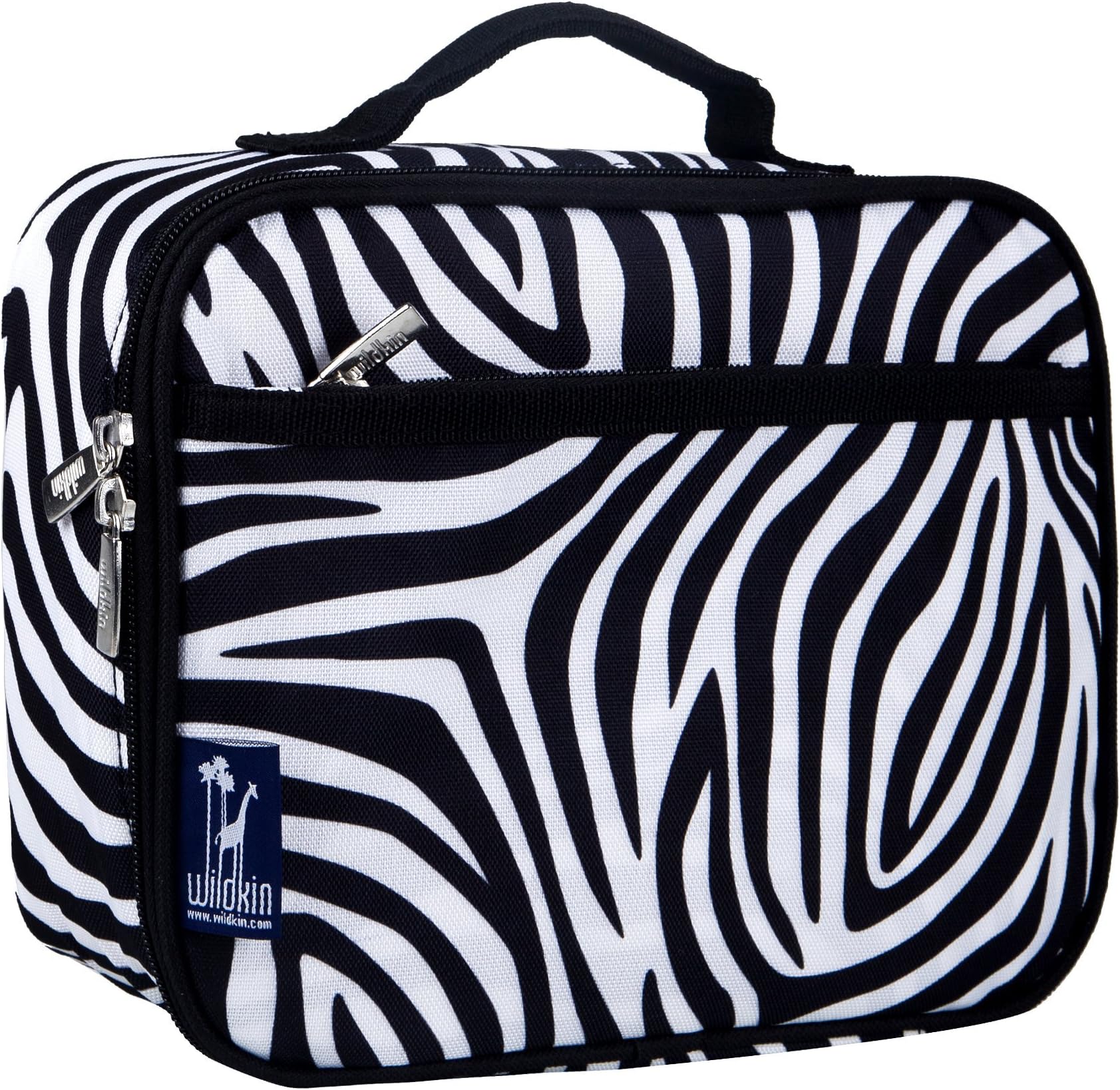 Wildkin Lunch Box Girls, Polyester, Zebra