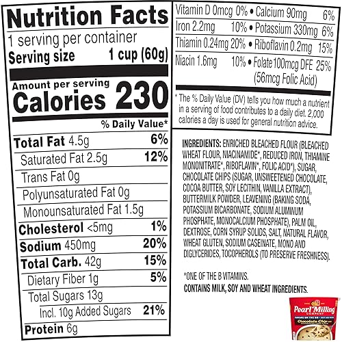 Miniatura 2 de Pearl Milling Company - Tazas para panqueques de chispas de chocolate, tazas de 2.11 onzas (paquete de 12)