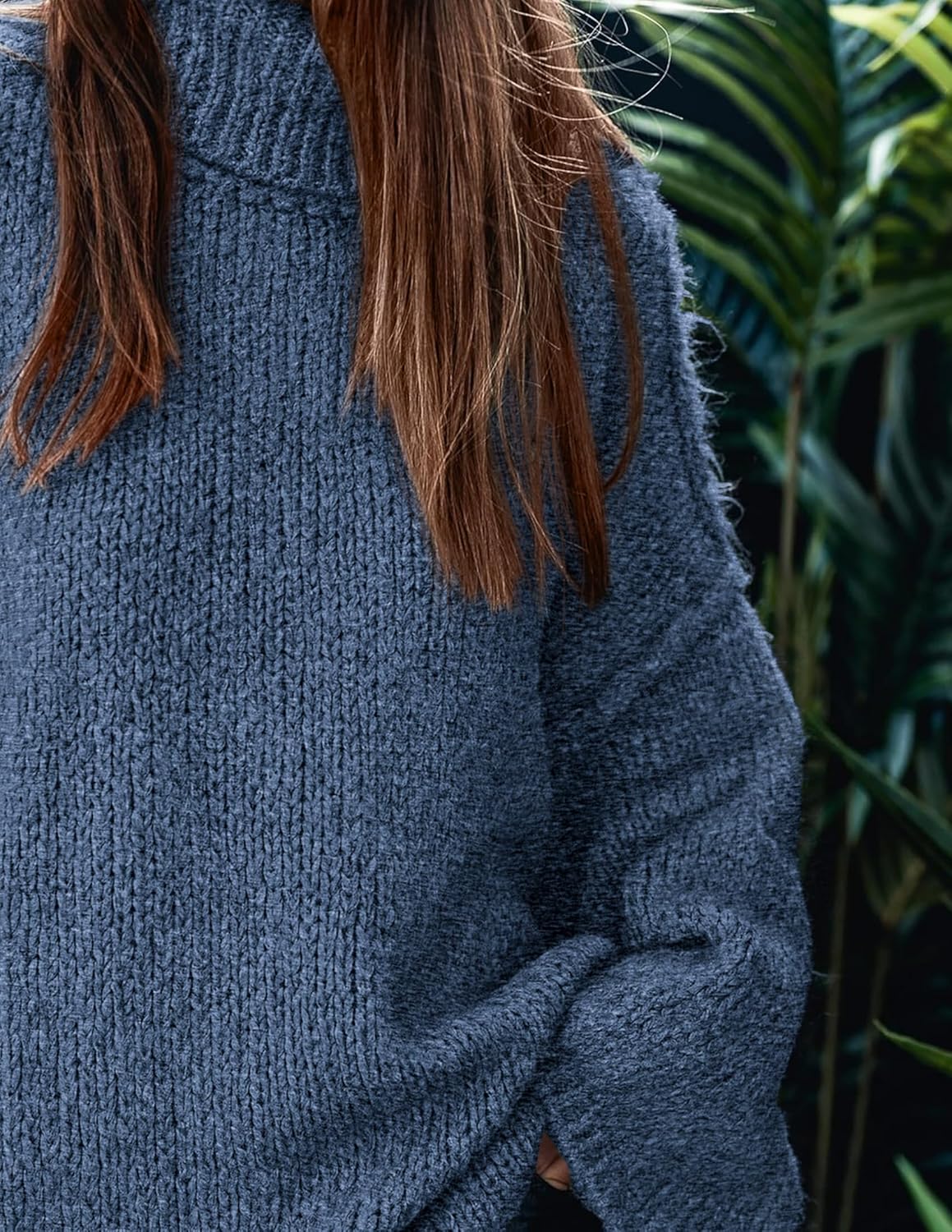 PRETTYGARDEN Women's 2026 Fall Turtleneck Oversized Sweaters Long Sleeve Chunky Knit Pullover Tops Winter Fashion Clothes - Image 7