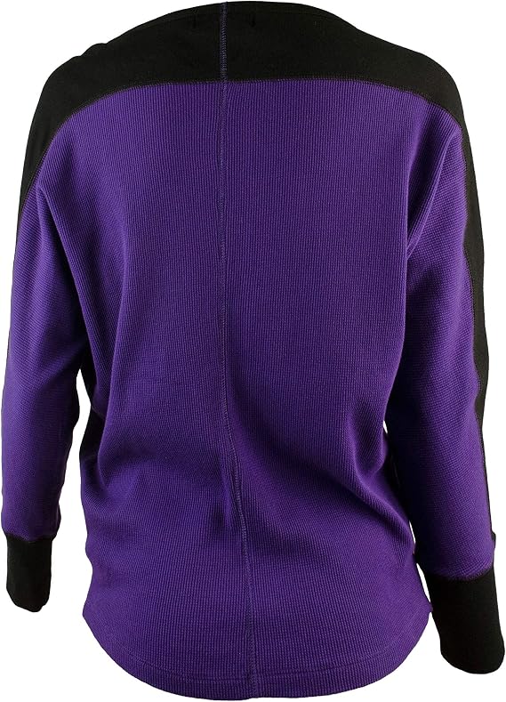 Ralph Lauen Women's Waffle-Knit Colorblocked Top PB XS