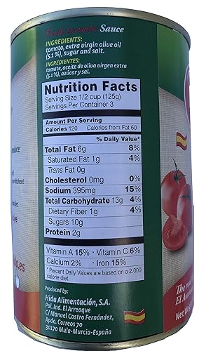 Miniatura 3 de Salsa de tomate frito de Hida 14oz (400gr)