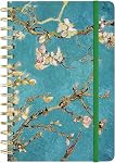 Spiral Journal Notebook, Hardcover Lined Journal for Women, 8.4 x 6 inch, 160 Pages Thick Paper,Cute Aesthetic Floral College Ruled Notebooks for Work Writing Journaling Office School, Flower