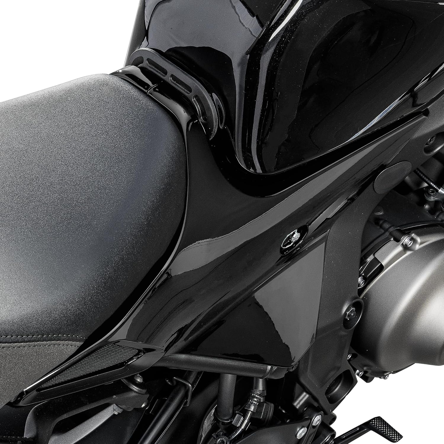 Side Panels Cover for XSR900 XSR 900 2022 2023 2024 2025 2026 (Black)