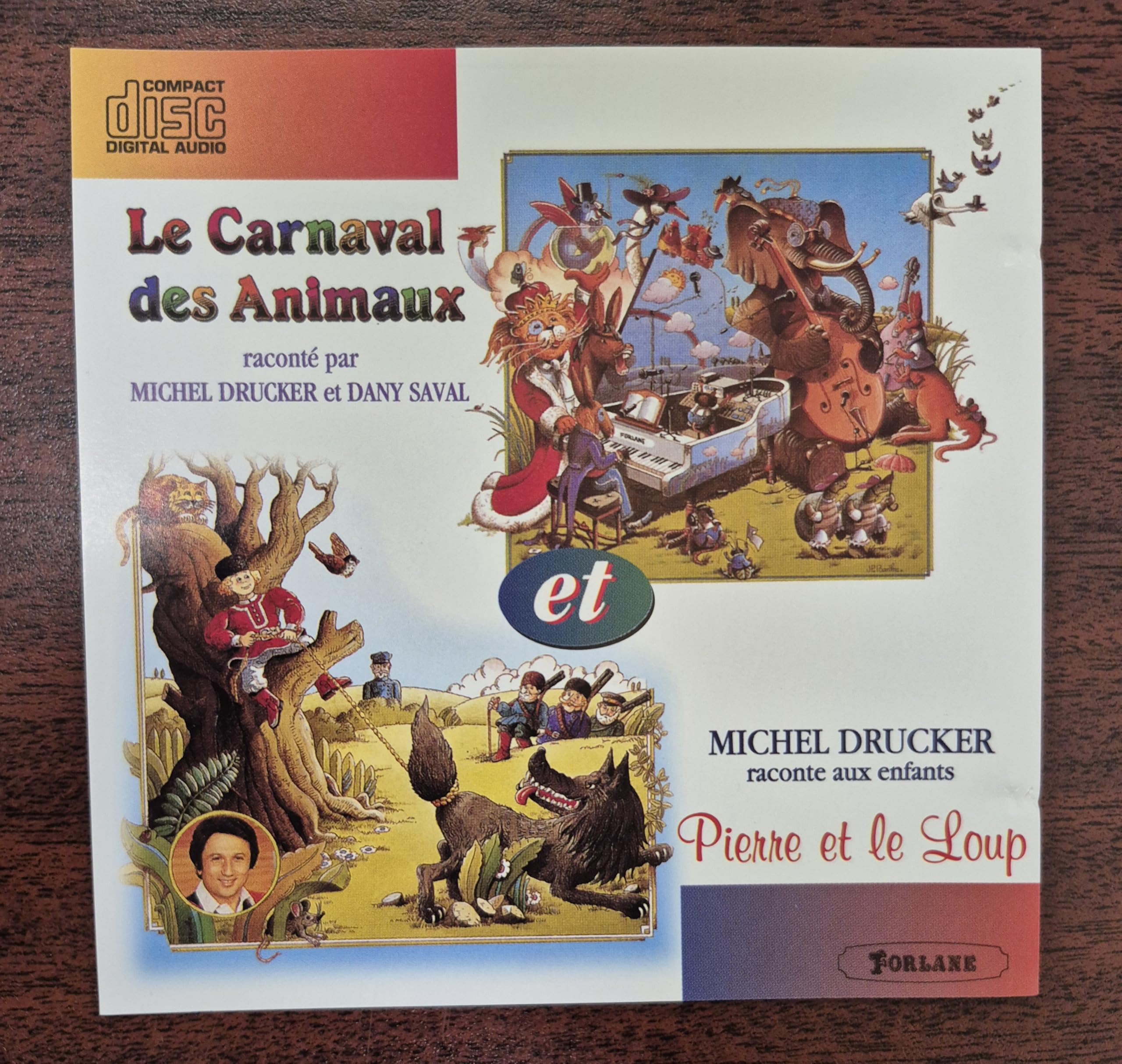 Pierret Et Le Loup/Le Carnaval [Audio CD] Drucker, Michel
