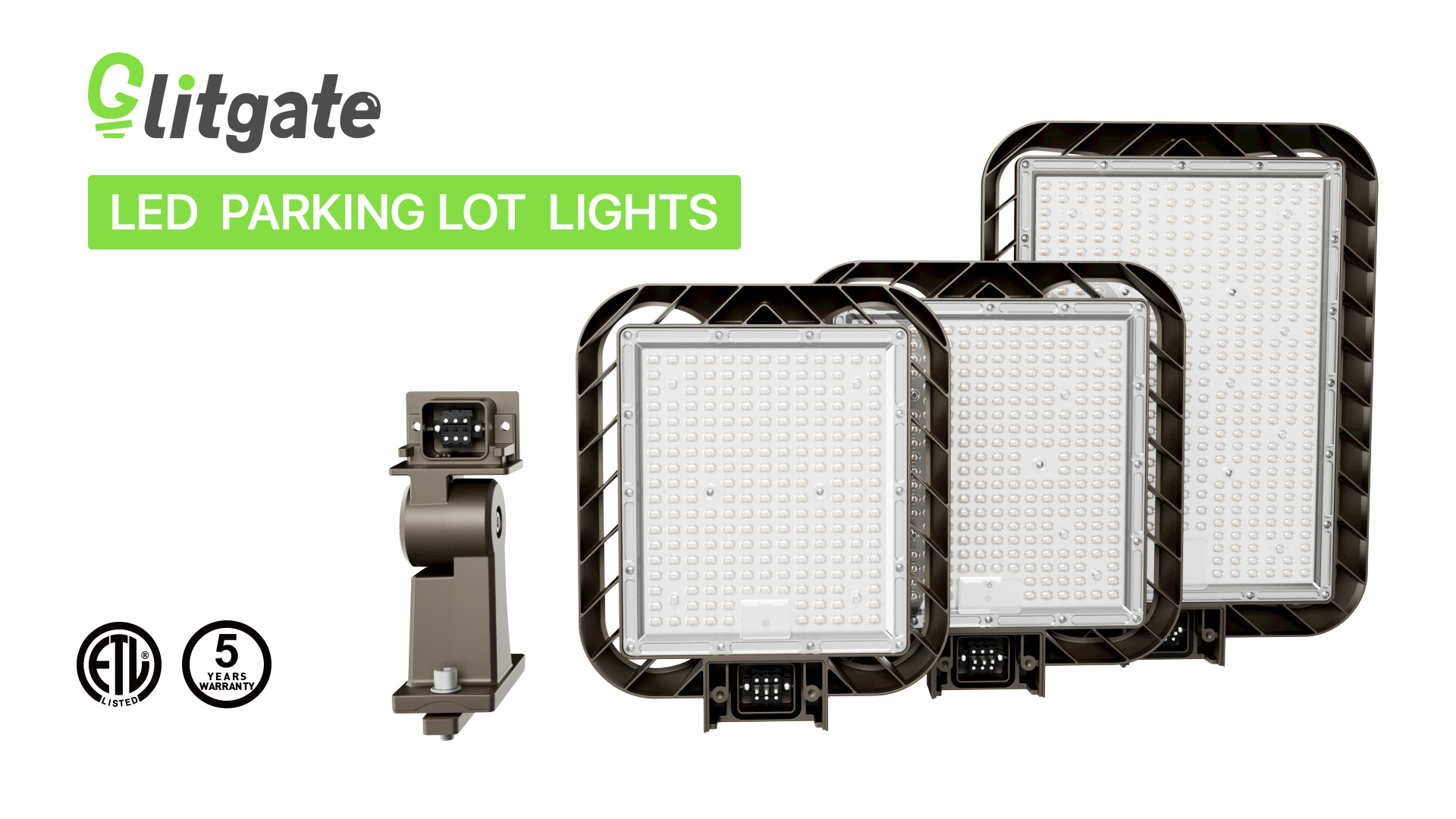 ライト・ランタン OVERLAP THE LIGHT soil hack society Glitgate 200W LED Parking Lot Light 30000LM 5000K Dusk to