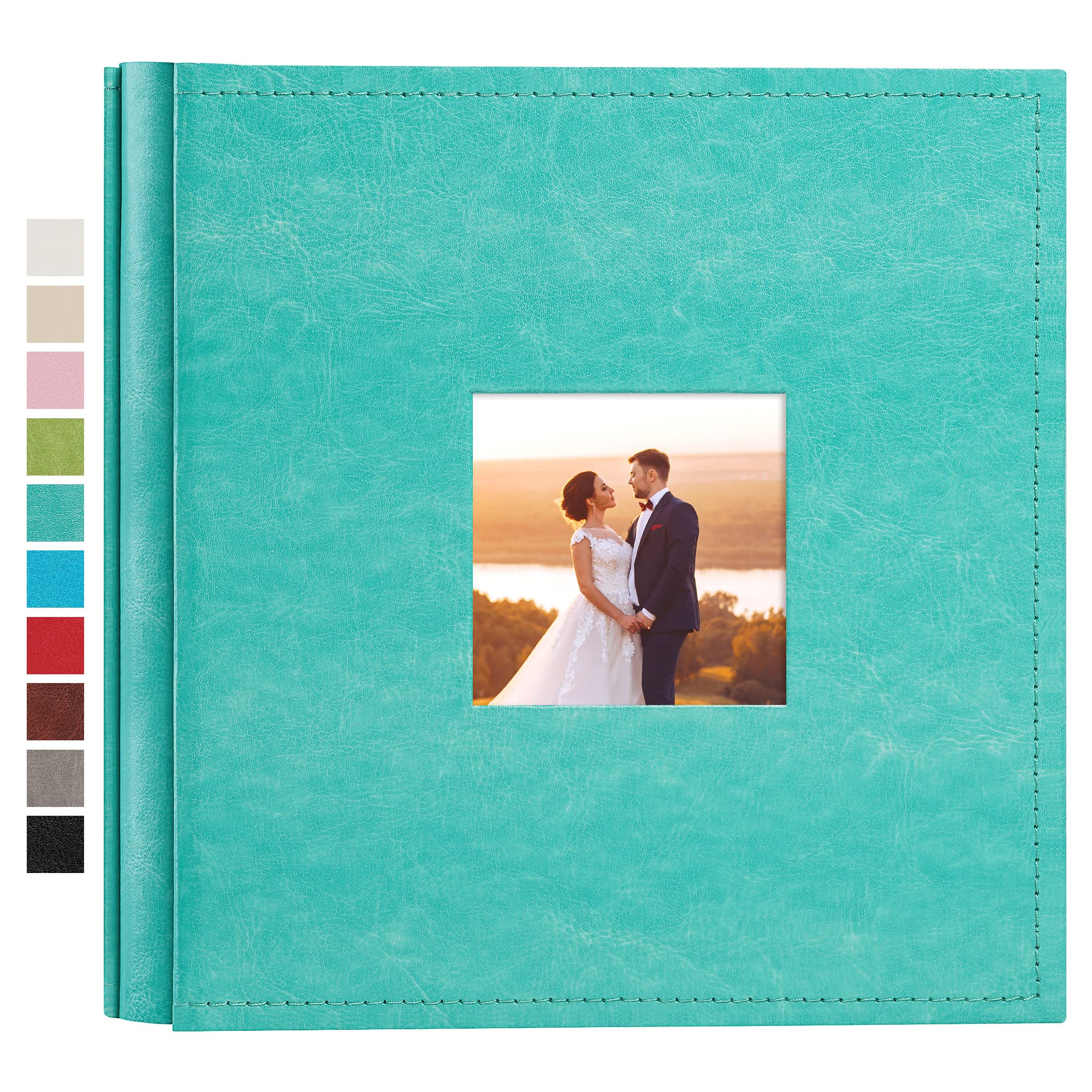 Album photo 10x15 cm bleu sarcelle pour célébrer votre anniversaire de mariage