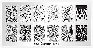 Whats Up Nails - B010 Texture Me Nature Stamping Plate for Nail Art Design