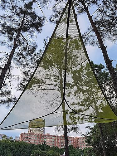 Hamaca gigante de camping multipersona, revolucionaria alfombrilla triangular aérea con suspensión de 3 puntos, tienda de campaña de cielo aire para