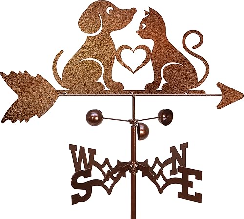 SWEN Products Veleta Love CAT and Dogs (Estaca de jardín incluida)