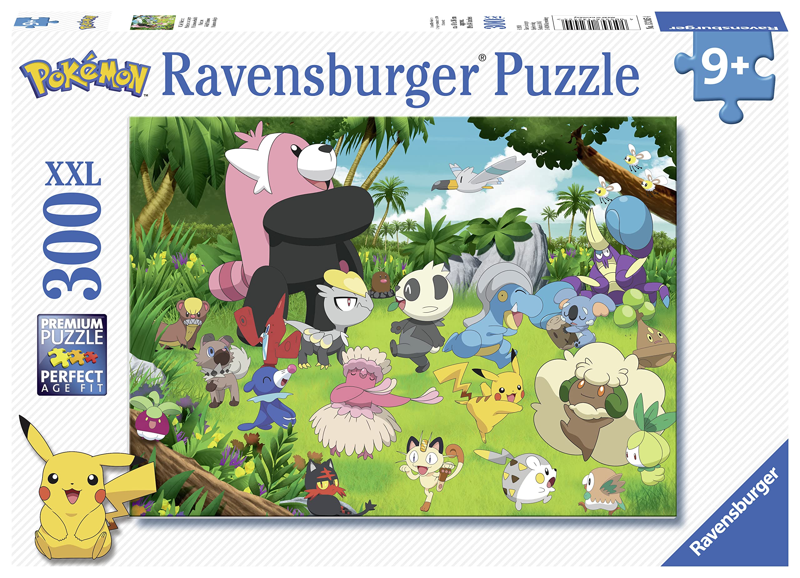 Ravensburger Puzzle Pokémon De 300 Piezas XXL – Rompecabezas Educativo Para Niños De 9+ Años, Cartón Reciclado