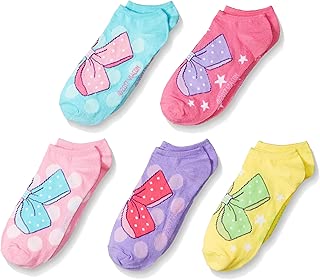 Jojo Siwa Girl's 5 Pack No Show Socks - coolthings.us