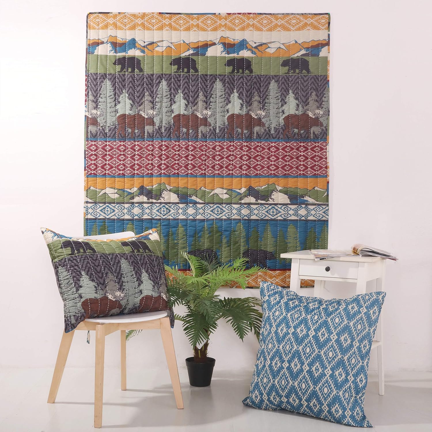 Greenland Home Black Bear Lodge Throw