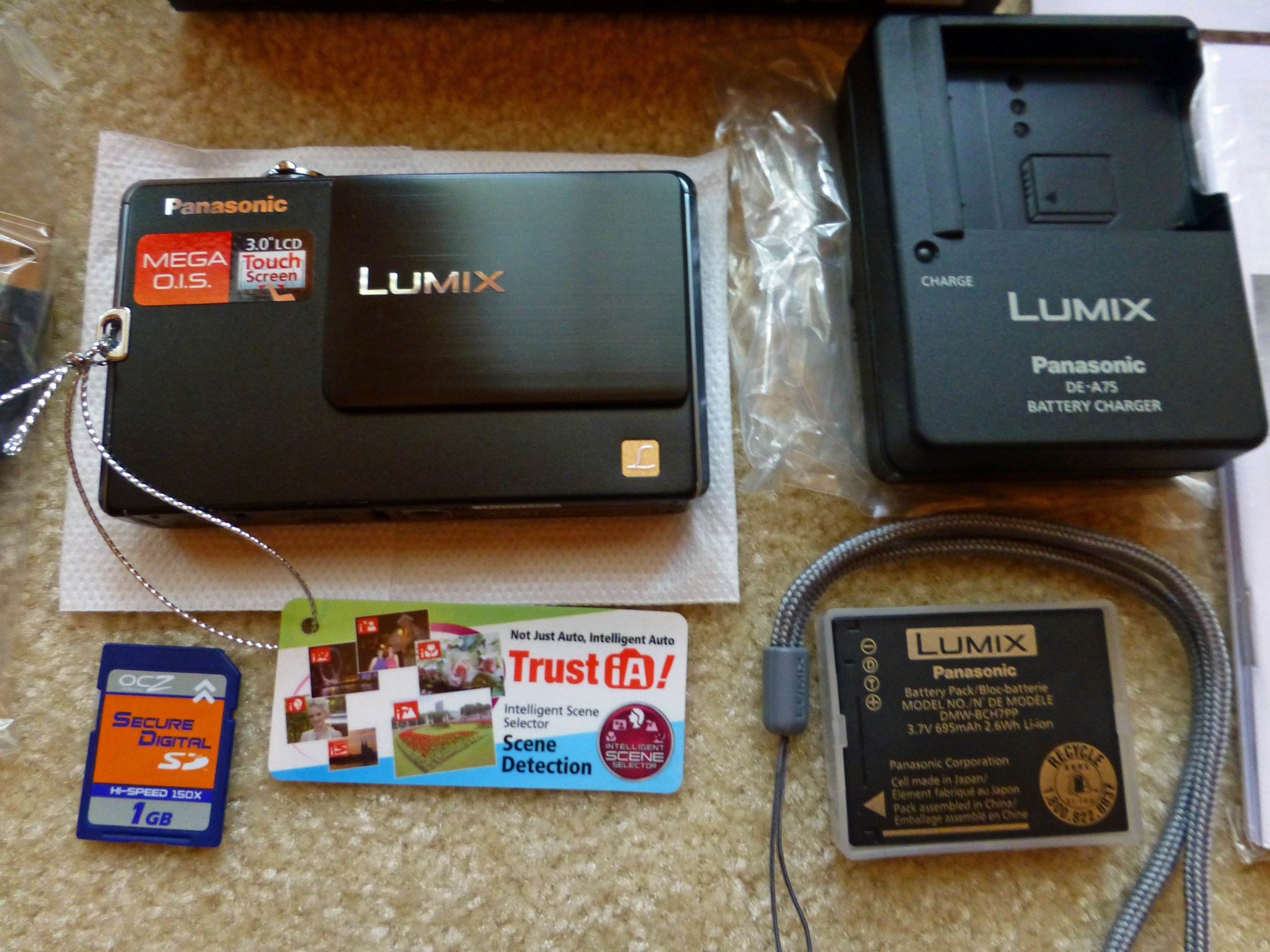 Panasonic Câmera digital Lumix DMC-FP3 de 14,1 MP com zoom