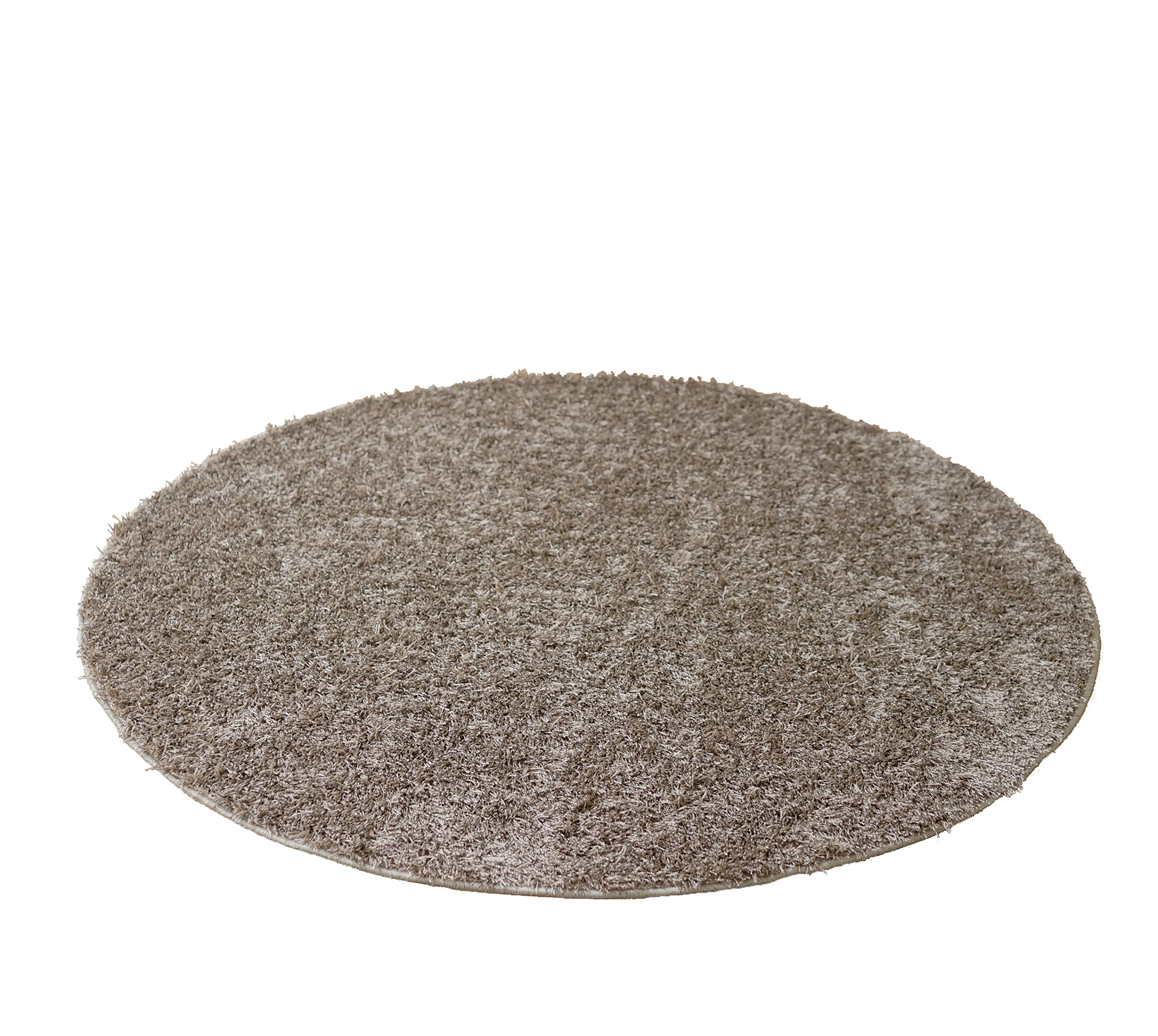 Amazon.co.jp: スミノエ ラグ クロスシャギー 150cm正円 ブラウン