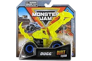 Monster Jam Official Dirt Squad Dugg the Excavator Toy Truck