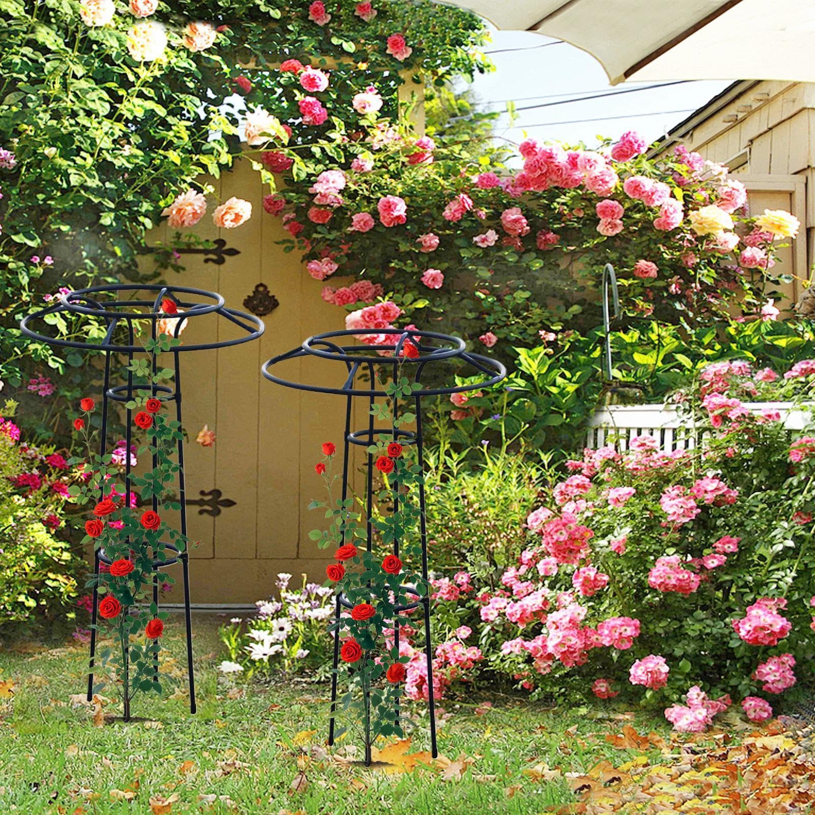 Rankgitter für den Garten Schirmförmiger Blumen-Kletterturm