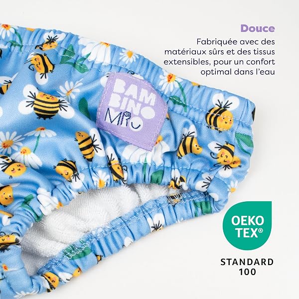 Bambino Mio, Couche de bain Lavable 0 mois - 3 ans+ pour Bébés et tout-petits, unisexe, pour Garçons et Filles - 2