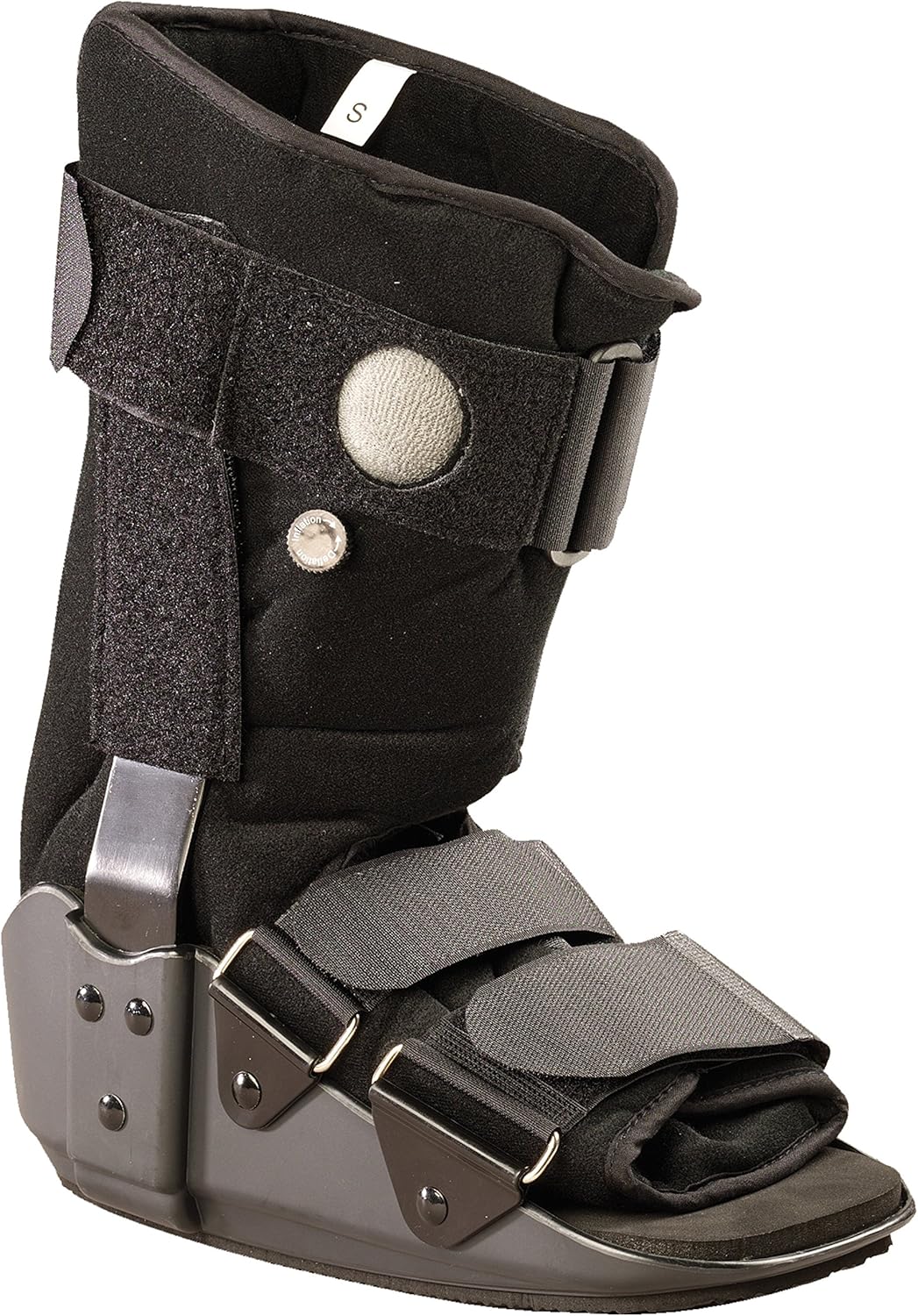 OTC Short Leg Cast Low Top Walker Boot, Black, Small/Short