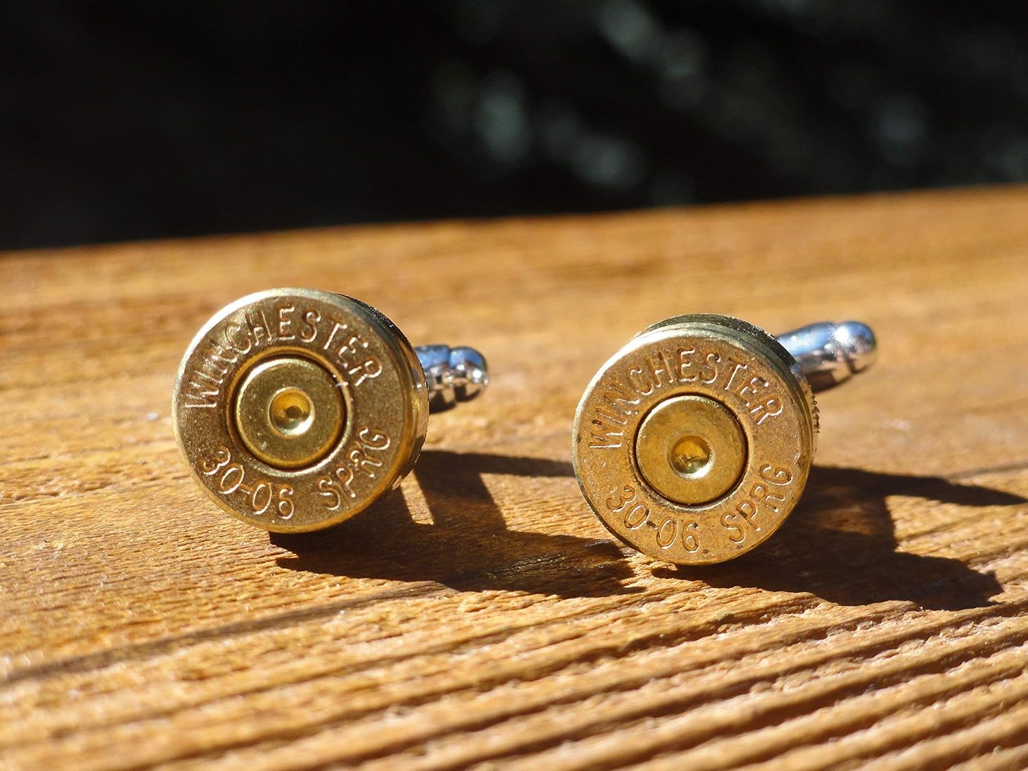 Winchester .30-06 Cufflinks, Lapel Pins, Tie Bars, Earrings, Jewelry and Accessories