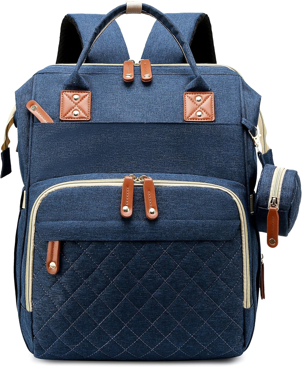 Diaper Bag Backpack with Changing Station, Baby Diaper Backpack Bag, Large Diaper Bag, Waterproof Multi-Function Travel Portable Mommy Bag, Newborns Gift