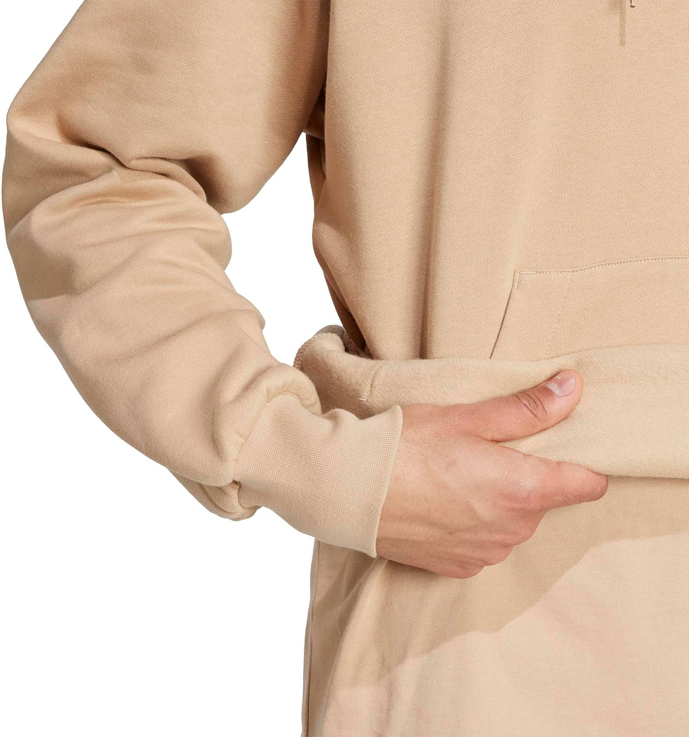 adidas mens Essentials Feelcozy Fleece Hoodie - Image 5