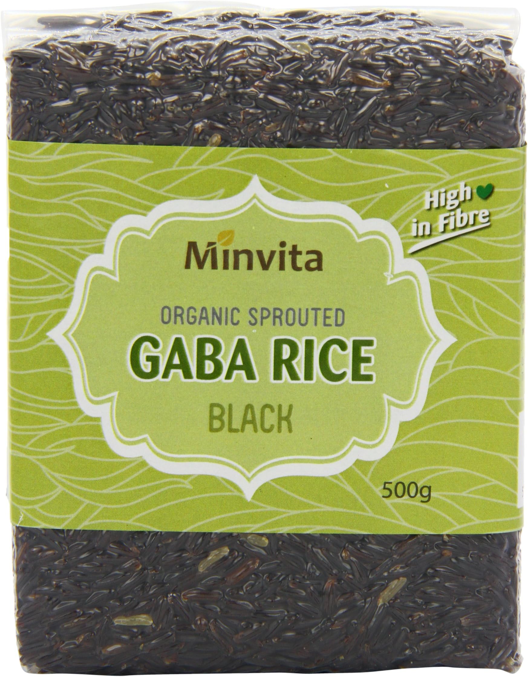 Minivita Gaba Rice Black 500 g (Pack of 5) (Organic)