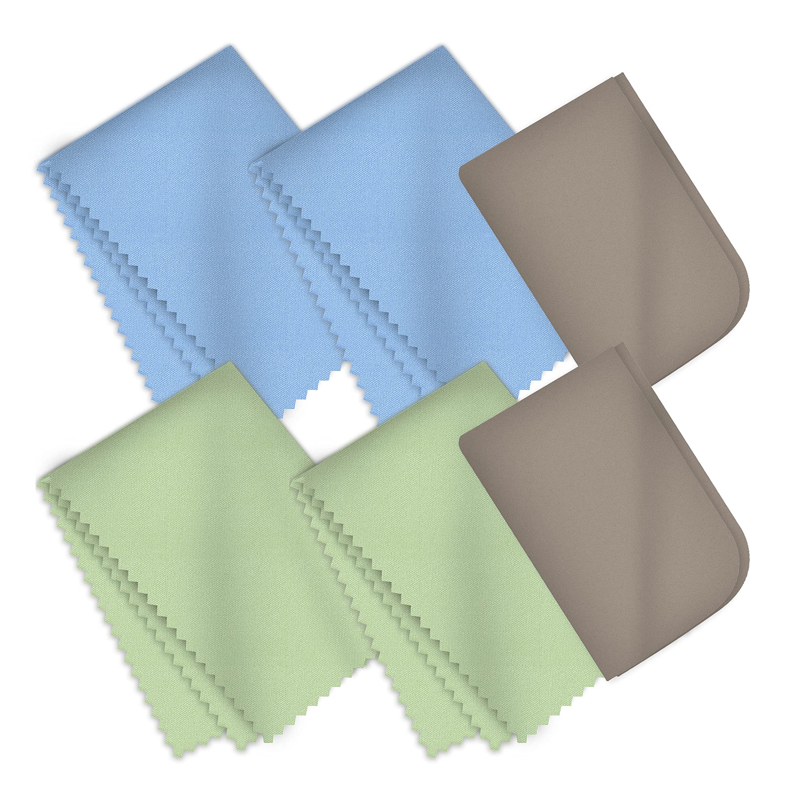 Bilymate Multi-Purpose Microfiber Eyeglass & Lens & Screen & Glass & Camera & Photo Cleaning Cloths and Laptop Screen Keyboard Protection Cleaning Cloth Bundle - 6Packs, Assorted Colors