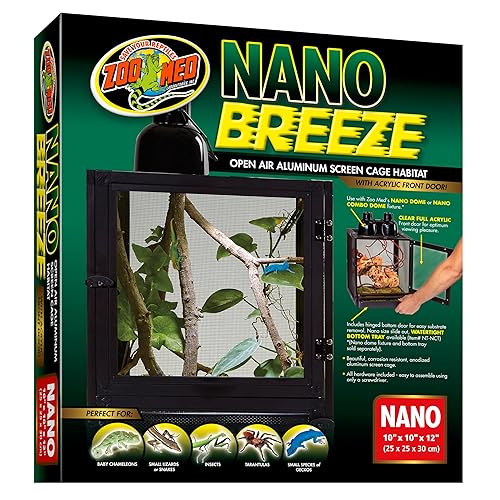 Zoo Med Labs Nano Breeze Alumuninum Screen Cage 10 x