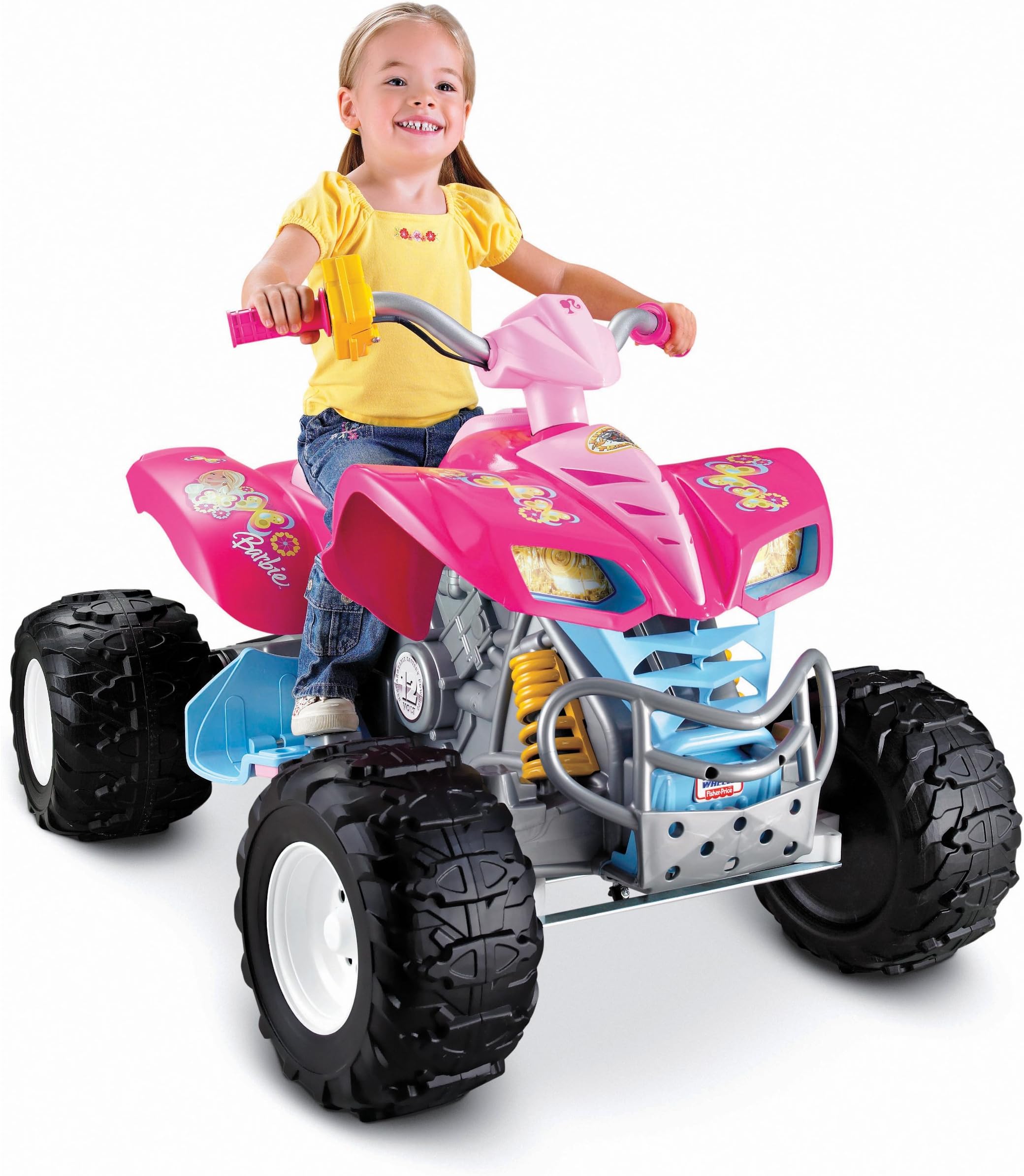 Power Wheels Barbie Kawasaki KFX with Monster Traction