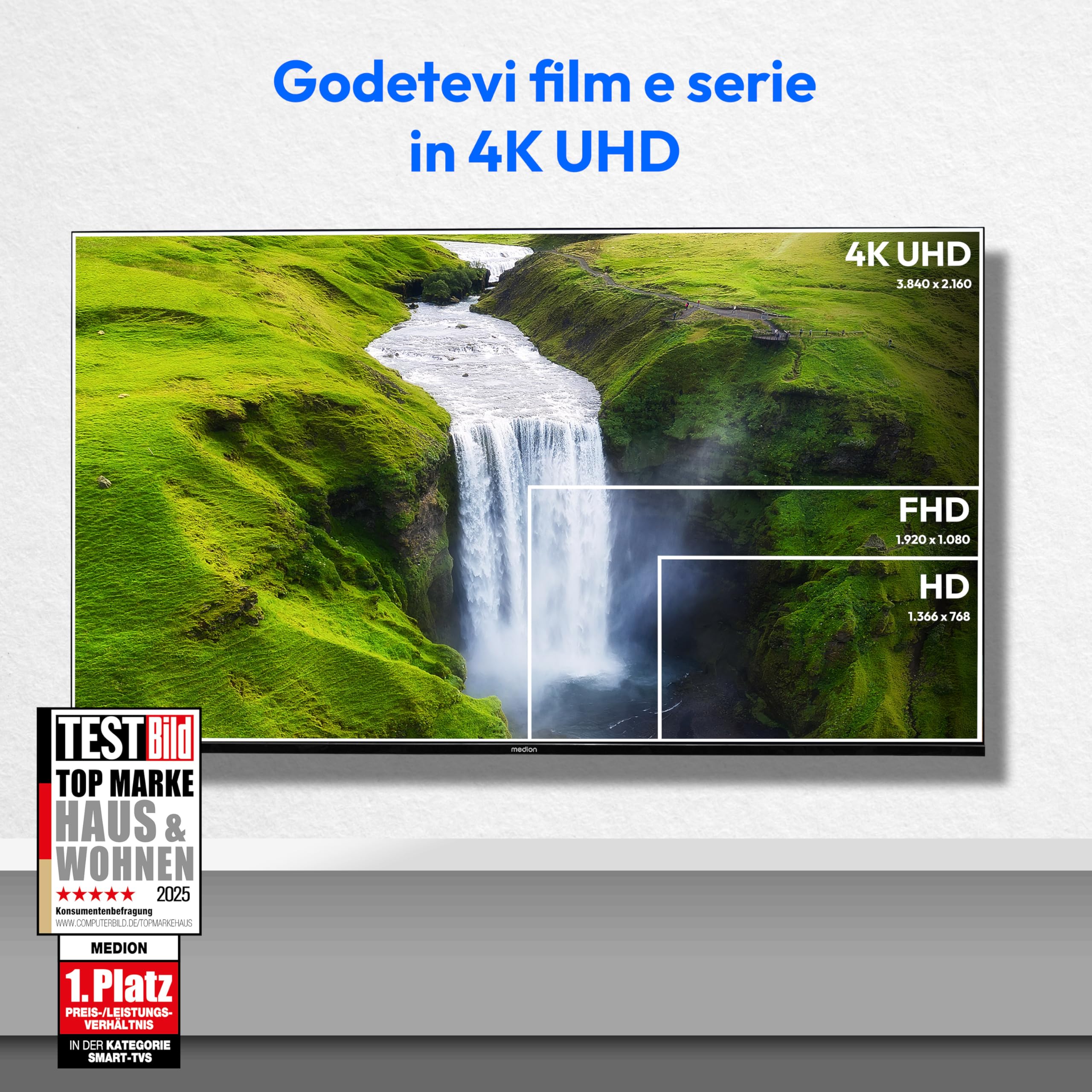 TV MEDION Ultra HD 50 Pollici Smart HDR10 Vidaa - Dettaglio
