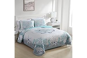 Caribbean Joe Coastal 3-Piece Quilt Set, Full/Queen
