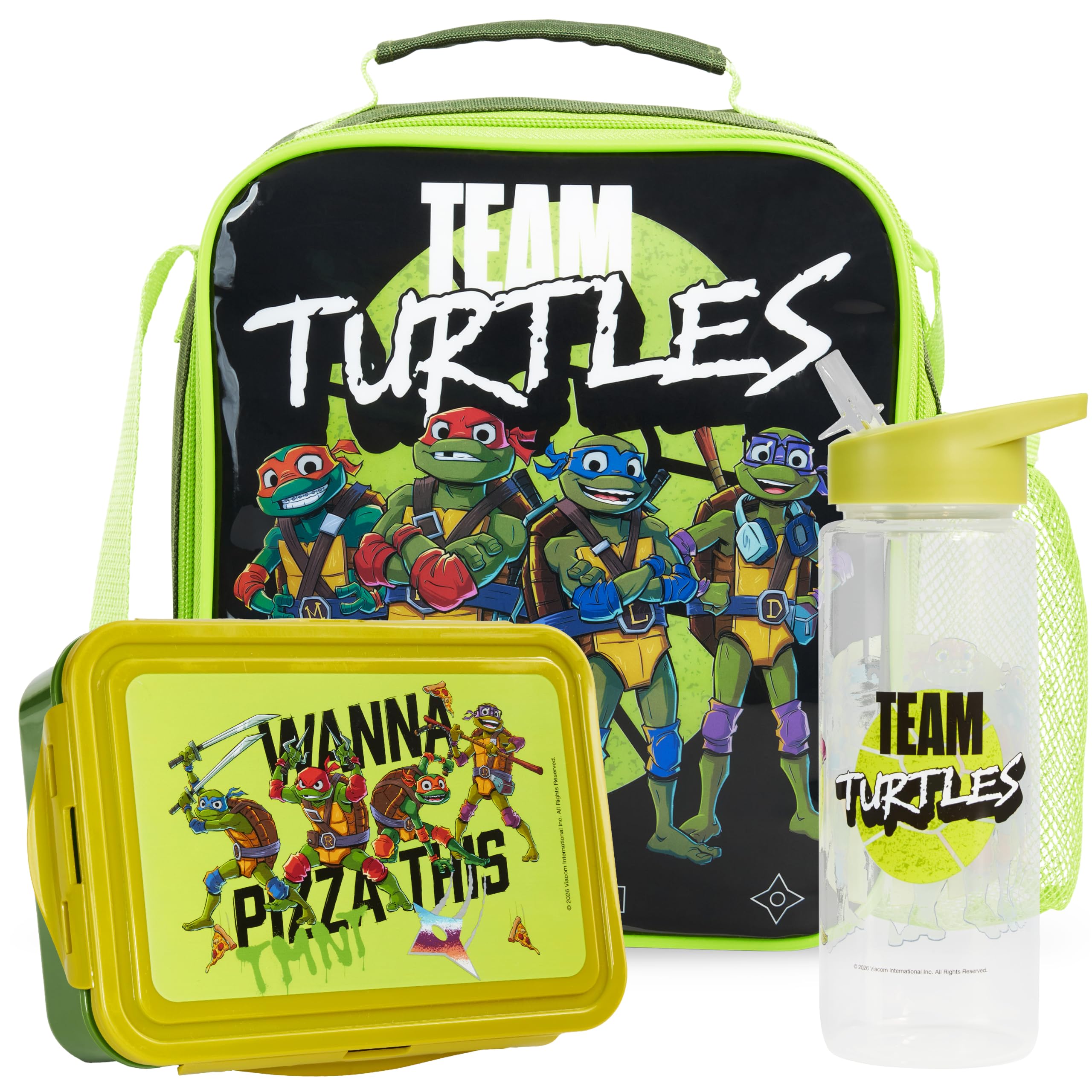 Get Trend Teenage Mutant Ninja Turtles Lunch Bag Set, Bento Box & Bottle