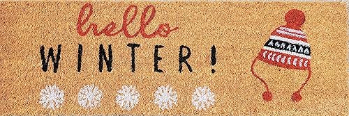 Kovot Felpudo intercambiable con inserto extra, medidas - 28" x 9.25"  Hello Winter