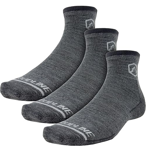 CloudLine Merino Wool Running & Hiking Socks for Men and