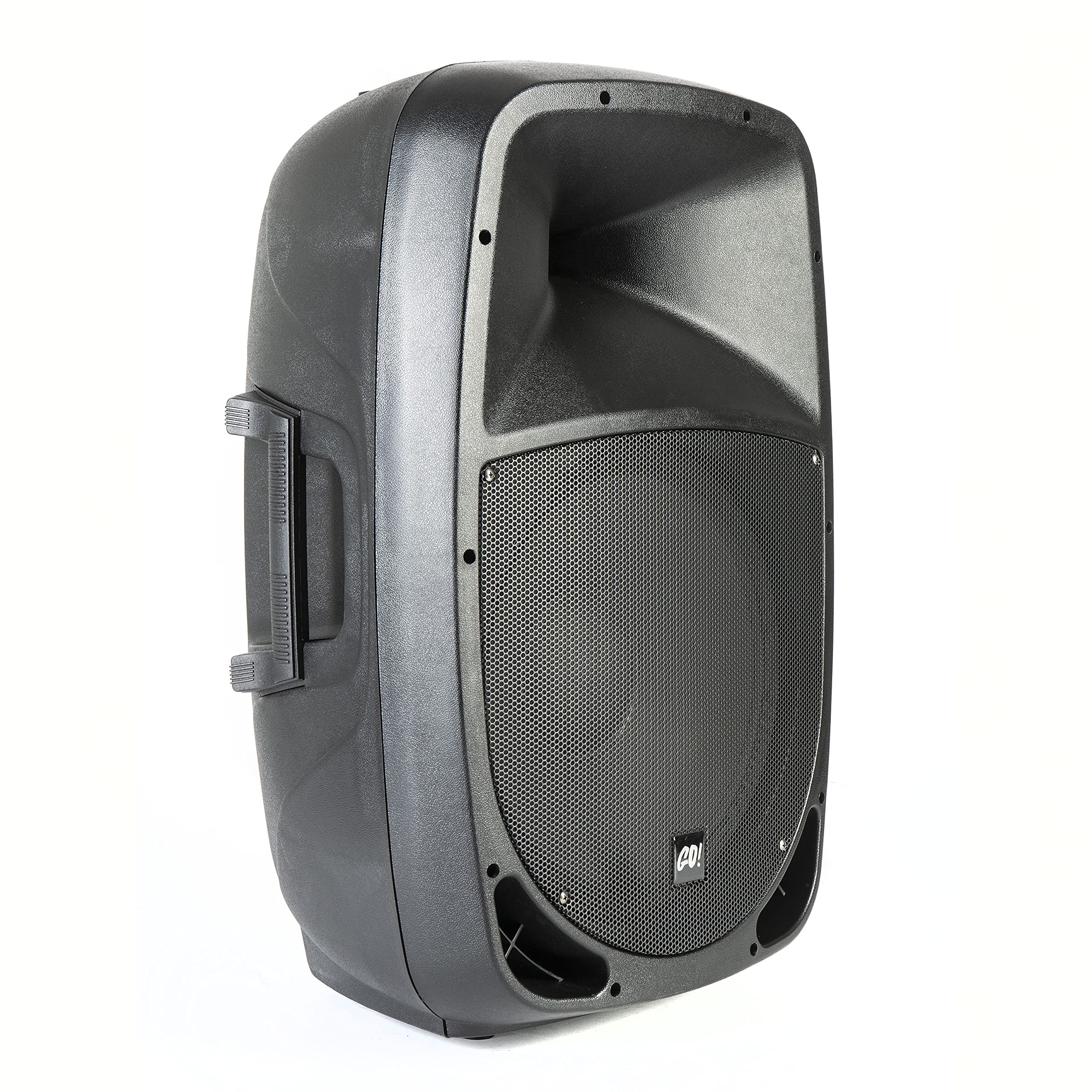 MUSIC STORE GO! 15P, 15 Zoll Passive Lautsprecher, 800W, 122dB, Frequenzbereich 55Hz-18Khz, 8 Ohm, Kunststoffgehäuse, 35mm Flansch, Speaker Twist-Anschlüsse